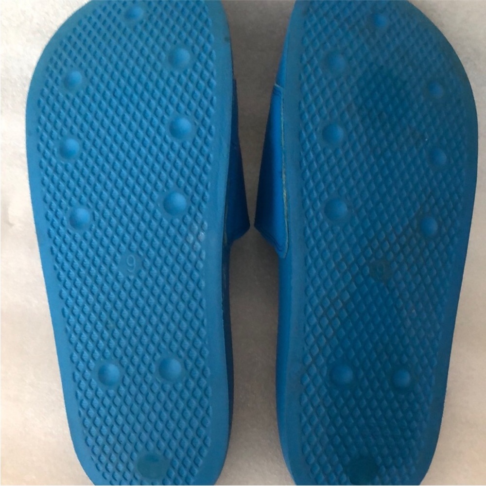 Adidas Royal Blue Slide Sandals - Picture 4 of 4